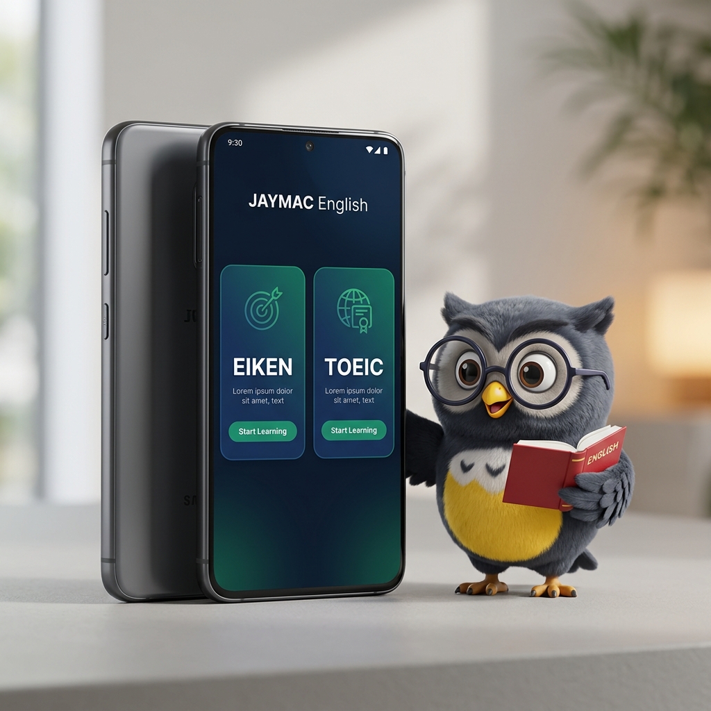 JAYMAC English App Mockup